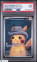 2023 Pokemon—Pikachu with Grey Felt Hat #085 SVP—Black Star Promo Holo PSA 9