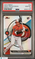 2023 Topps Finest Baseball—Adley Rutschman #22 Refractor —PSA 10