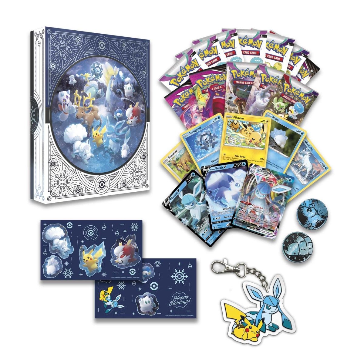 2023 Pokémon Holiday Calendar (Glaceon, Alolan Vulpix)