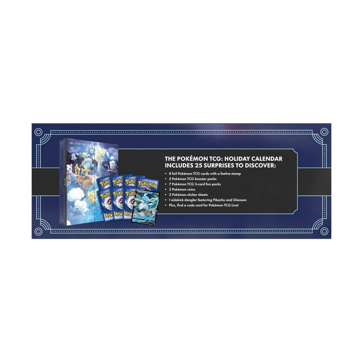 2023 Pokémon Holiday Calendar (Glaceon, Alolan Vulpix)
