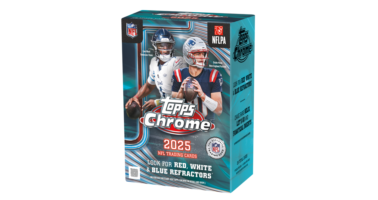 2025 Topps NFL Chrome Football Value Box