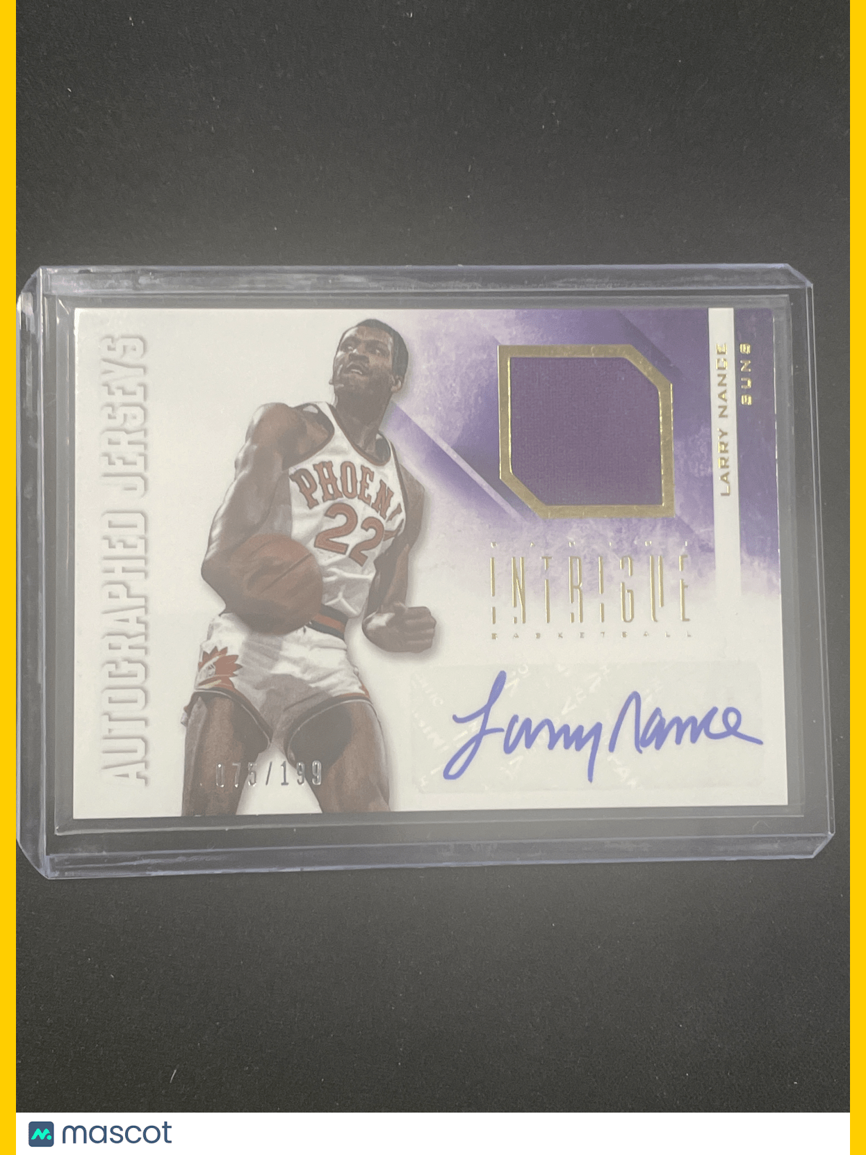 Intrigue Basketball Larry Nance Autograph Relic /199 #27