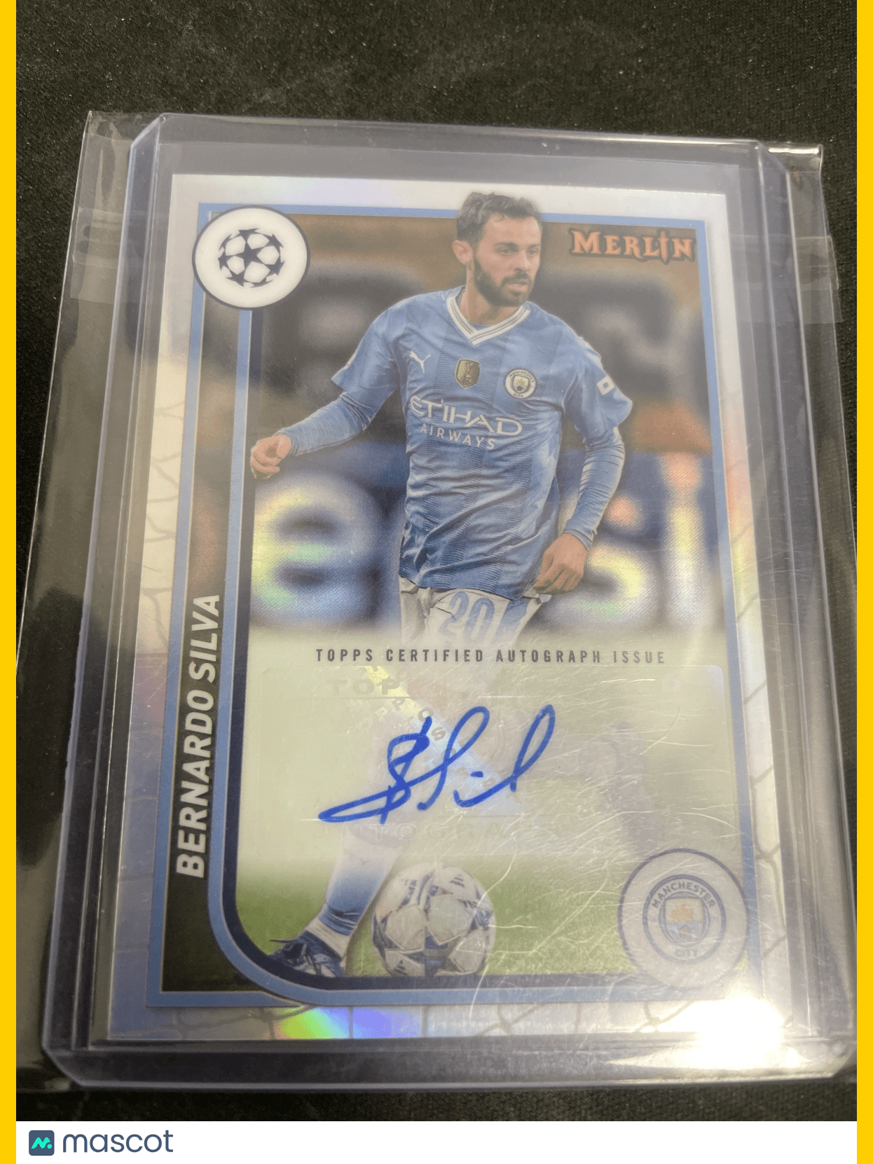 Merlin Soccer Bernardo Silva Autograph #AU-BE