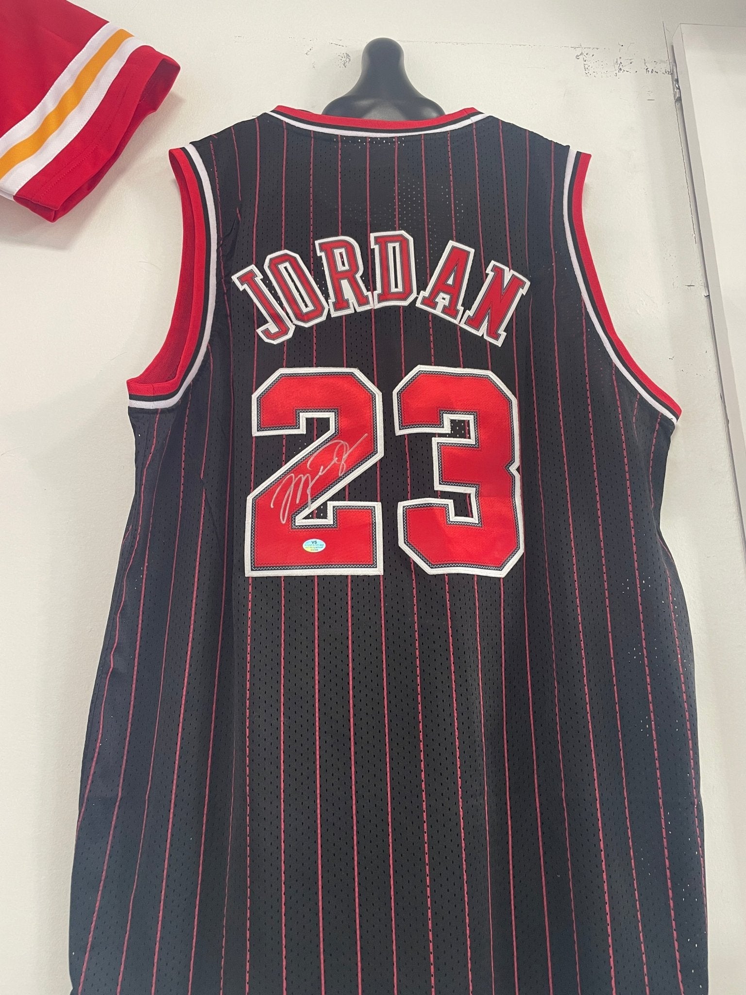 Michael Jordan Signed/Autographed Hardwood Classics Basketball Jersey w/COA