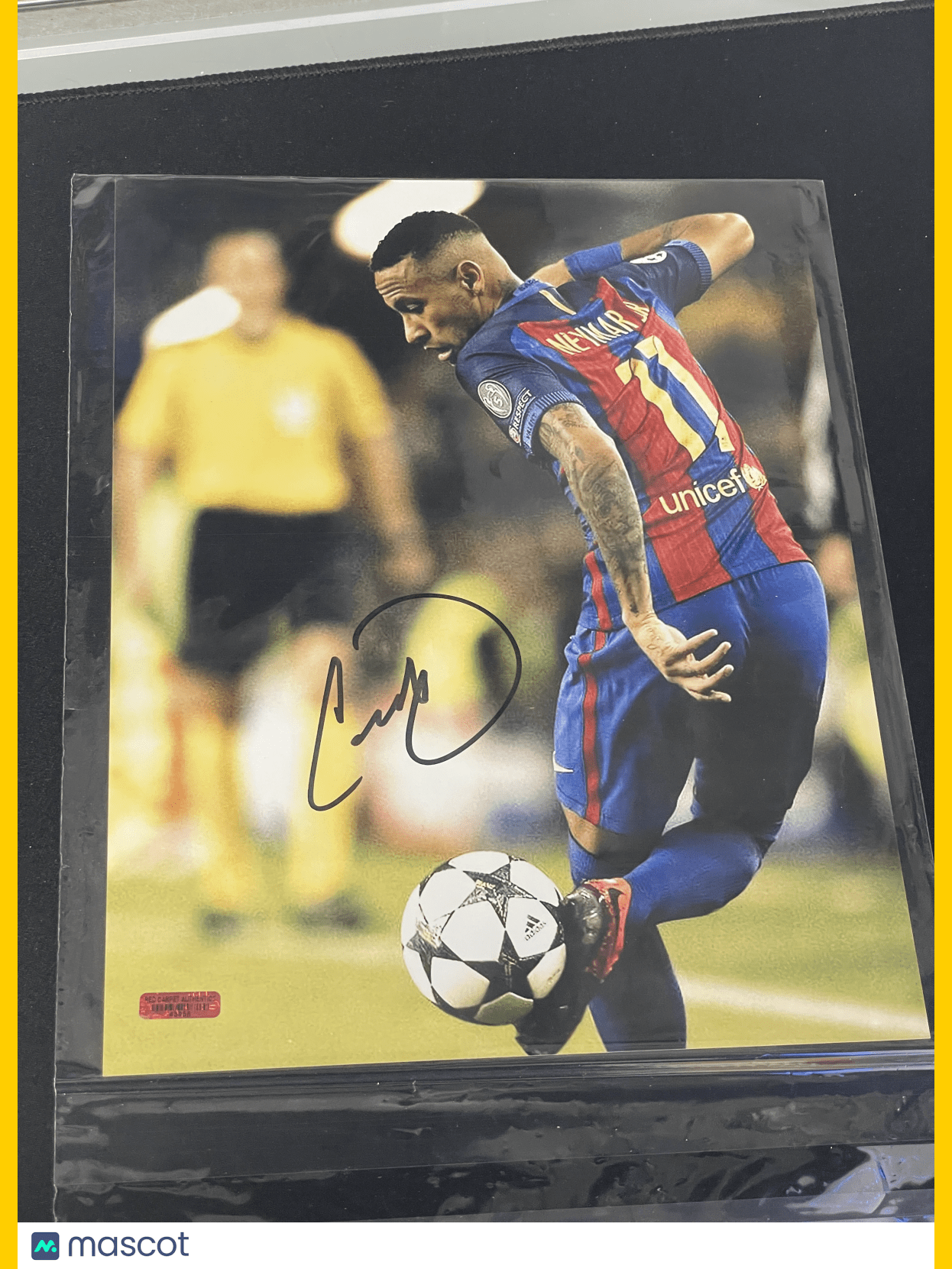 Neymar da Silva Santos Signed Photo w/COA