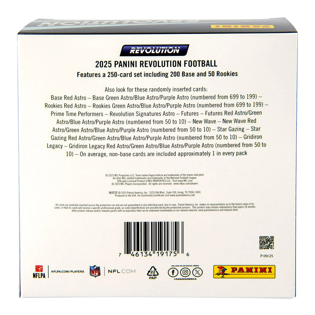 2025 Panini Revolution Football Mega Box