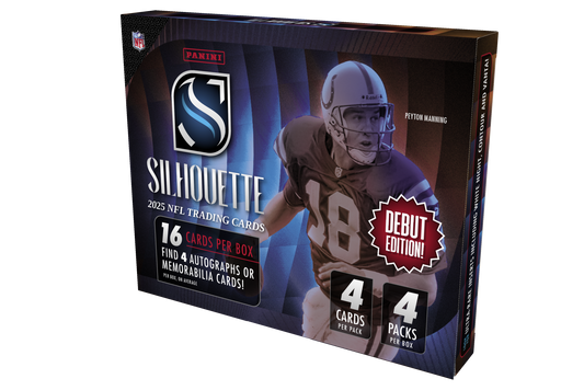 2025 Panini Silhouette NFL Trading Card BoxꟷDebut Edition