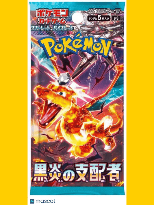 Pokemon Ruler of the Black Flame Japanese Obsidian Falmes Booster Pack