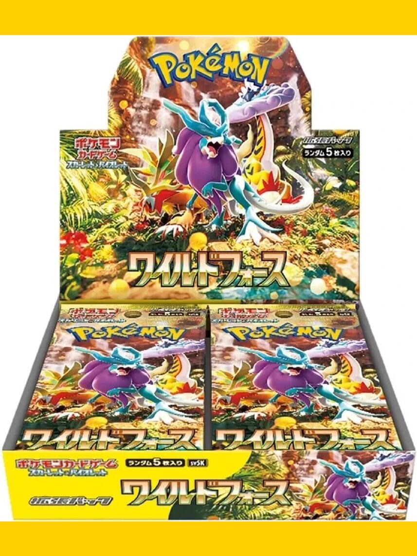 Pokemon Wild Force Japanese Temporal Forces Booster Pack