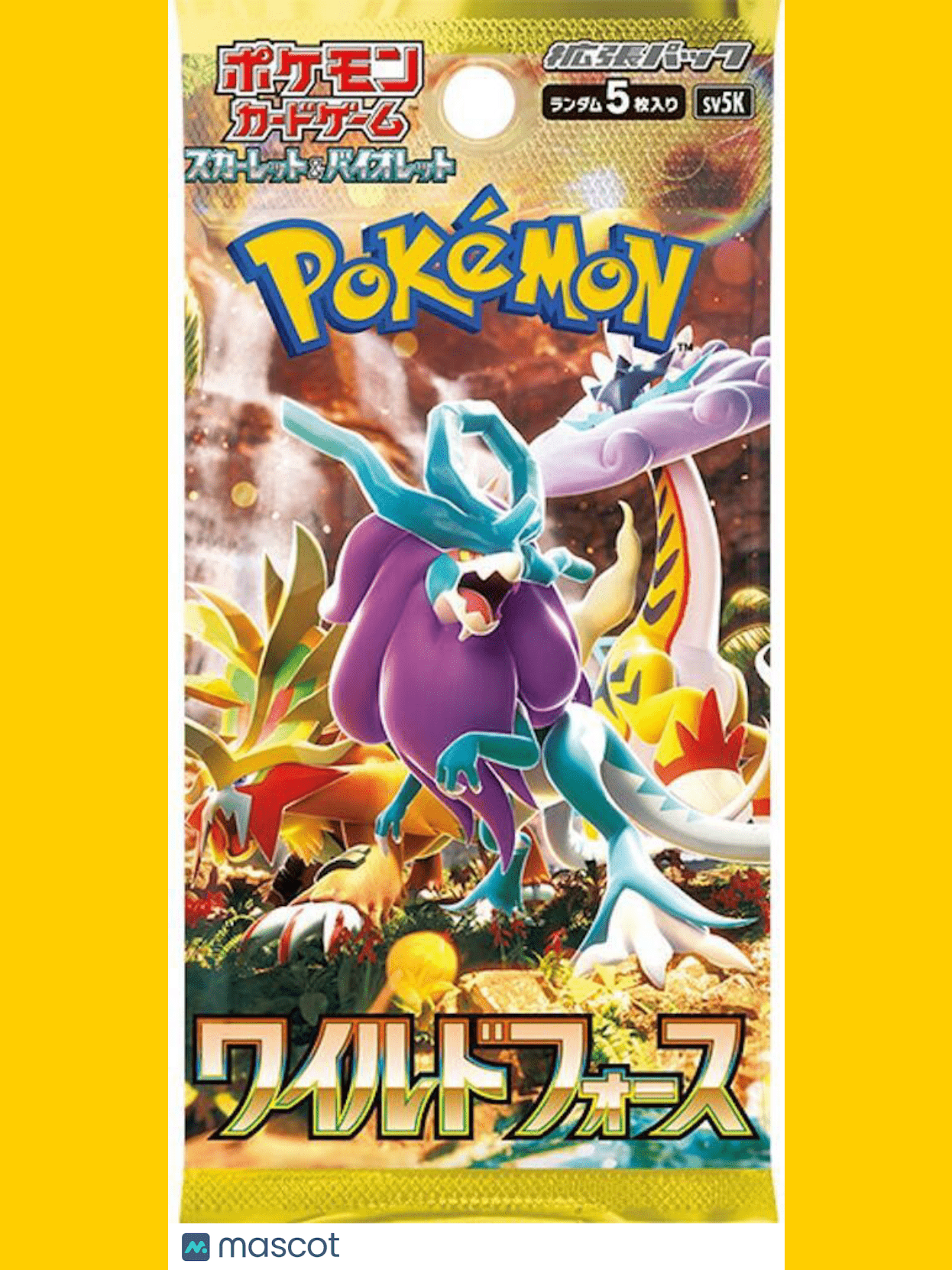 Pokemon Wild Force Japanese Temporal Forces Booster Pack