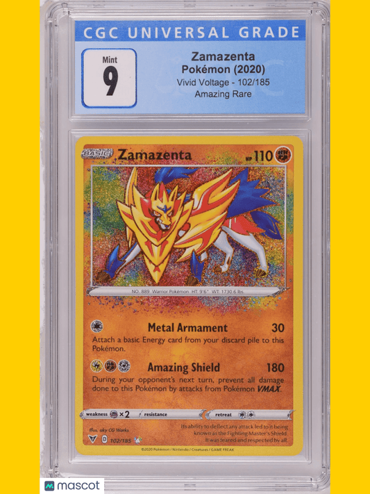 Pokémon Zamazenta #102/185 English CGC 9