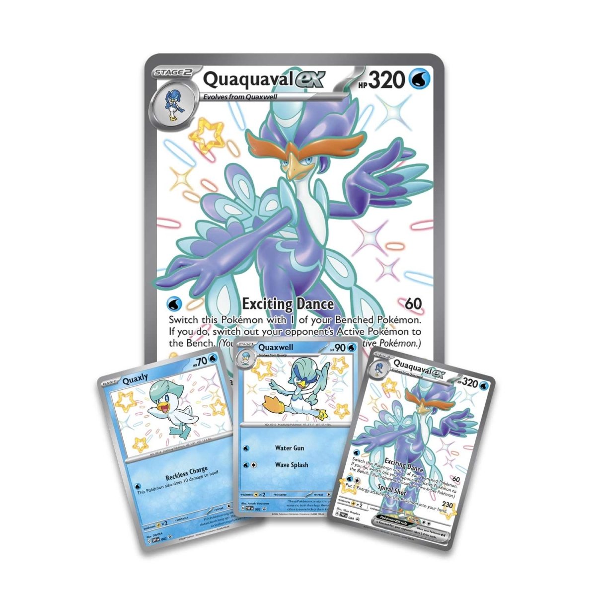 2024 Pokémon TCG: Scarlet & Violet—Paldean Fates Quaquaval ex Premium Collection