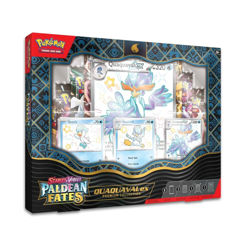 2024 Pokémon TCG: Scarlet & Violet—Paldean Fates Quaquaval ex Premium Collection