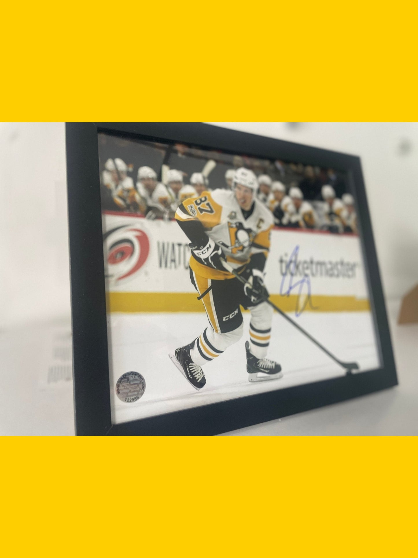 Sidney Crosby Signed Hockey Photo