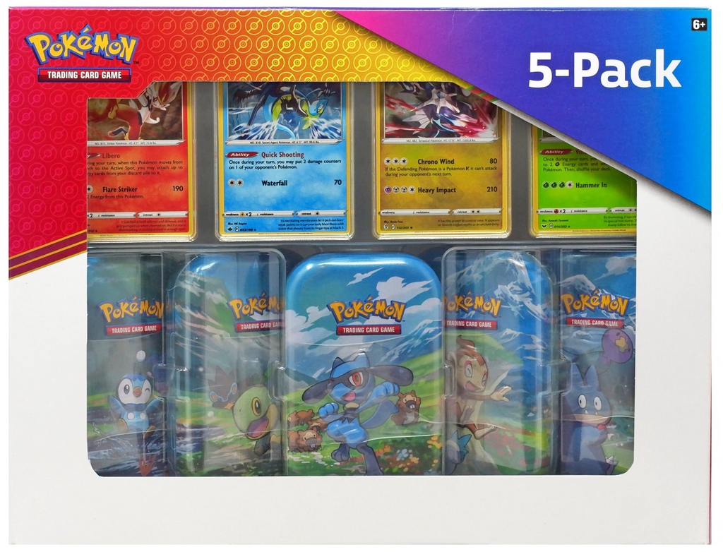 Pokemon: Costco Sinnoh Stars Mini Tins 5-Pack