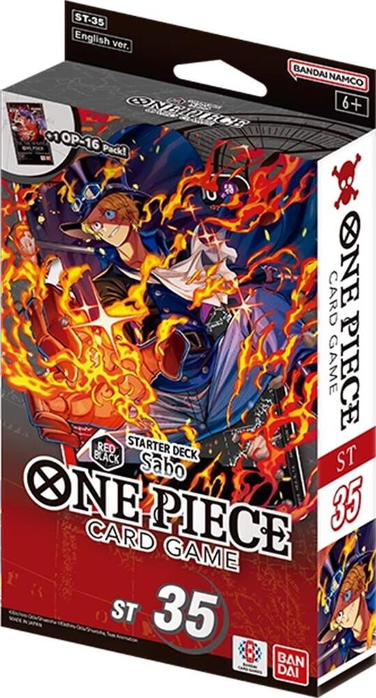 One Piece Card Game: Starter Deck 35—RED/BLACK Sabo (ST-35) – Papa Joey's Collectibles