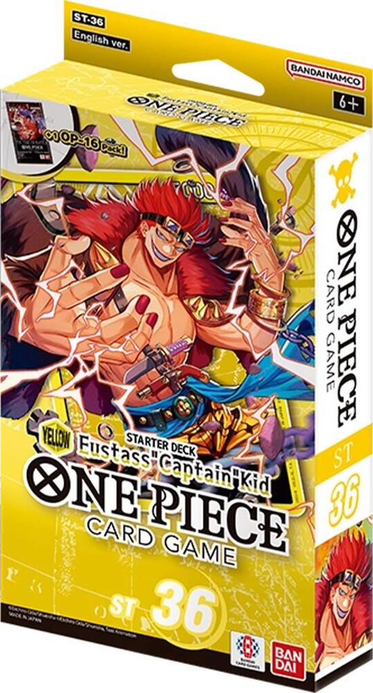One Piece Card Game: Starter Deck 36—YELLOW Eustass ”Captain” Kid(ST-36)