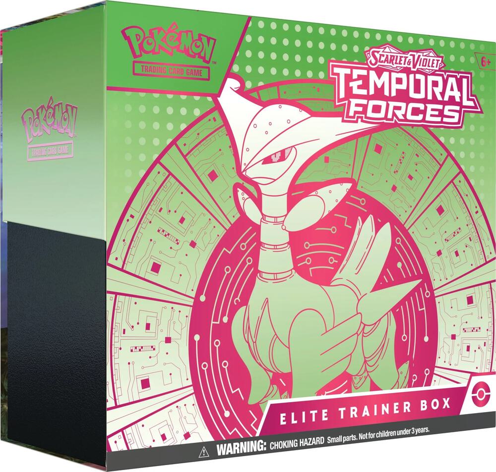 2024 Pokémon TCG: Scarlet & Violet—Temporal Forces (Iron Leaves) Elite Trainer Box