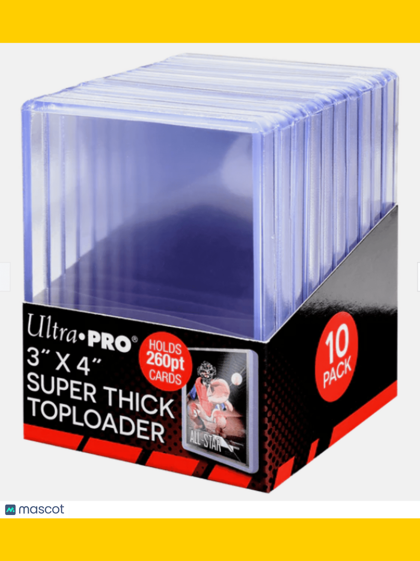 Toploader Ultra PRO Standard Clear