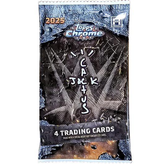 2025 Topps Chrome WWE x Cactus Jack Wrestling - Hobby Booster Pack