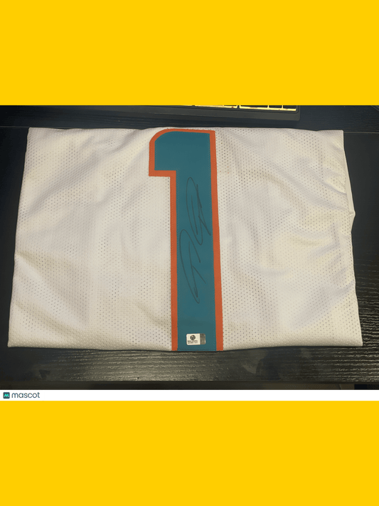 Tua Tagovailoa Miami Dolphins Signed/Autographed Custom Football Jersey