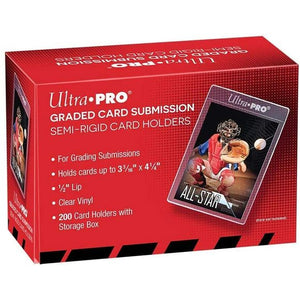Ultra Pro Graded Card Submission Semi Rigid 200 Count