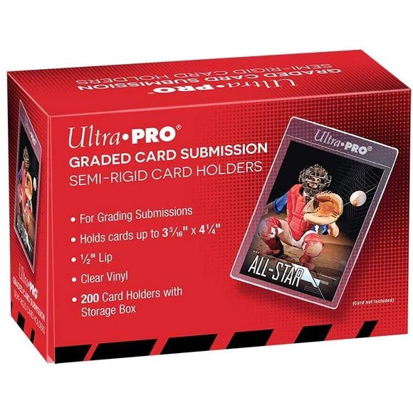 Ultra Pro Graded Card Submission Semi Rigid 200 Count