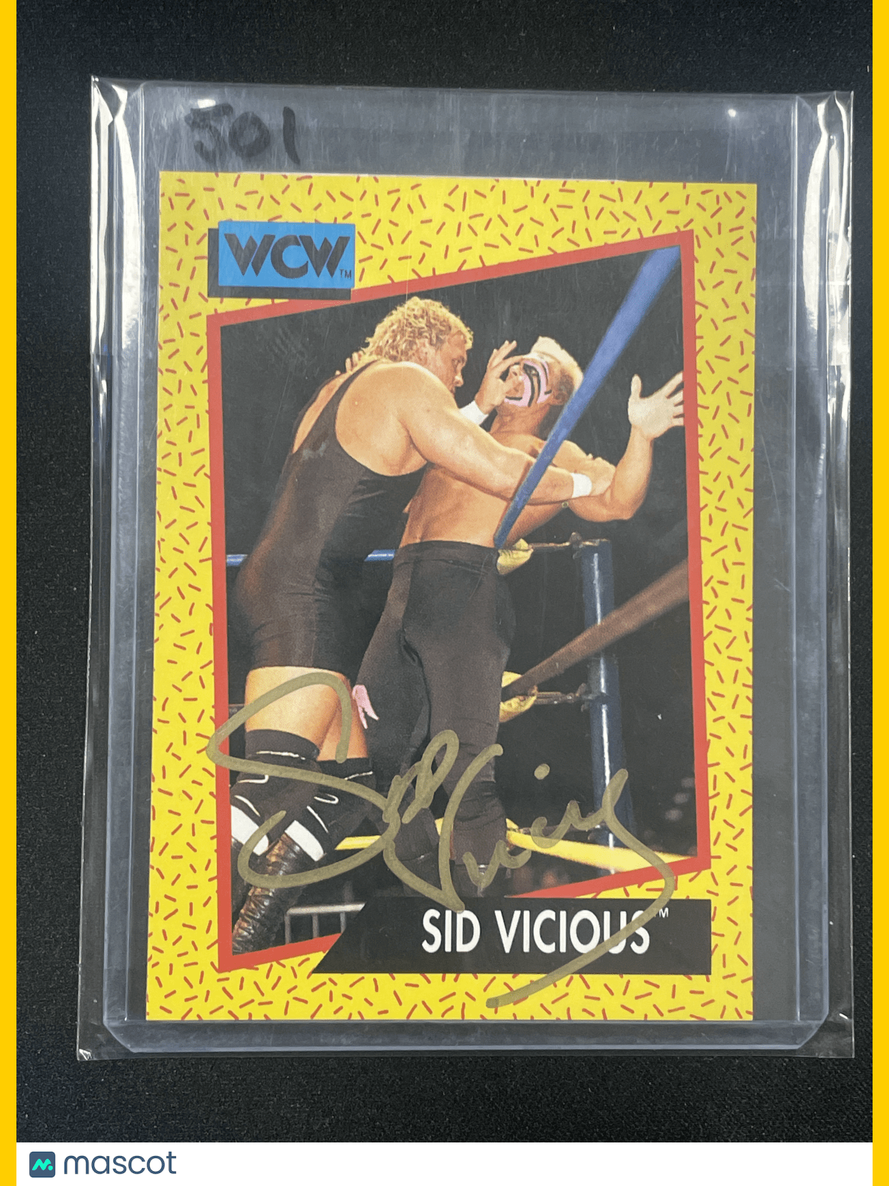 Wrestling Sid Vicious Autograph w/COA