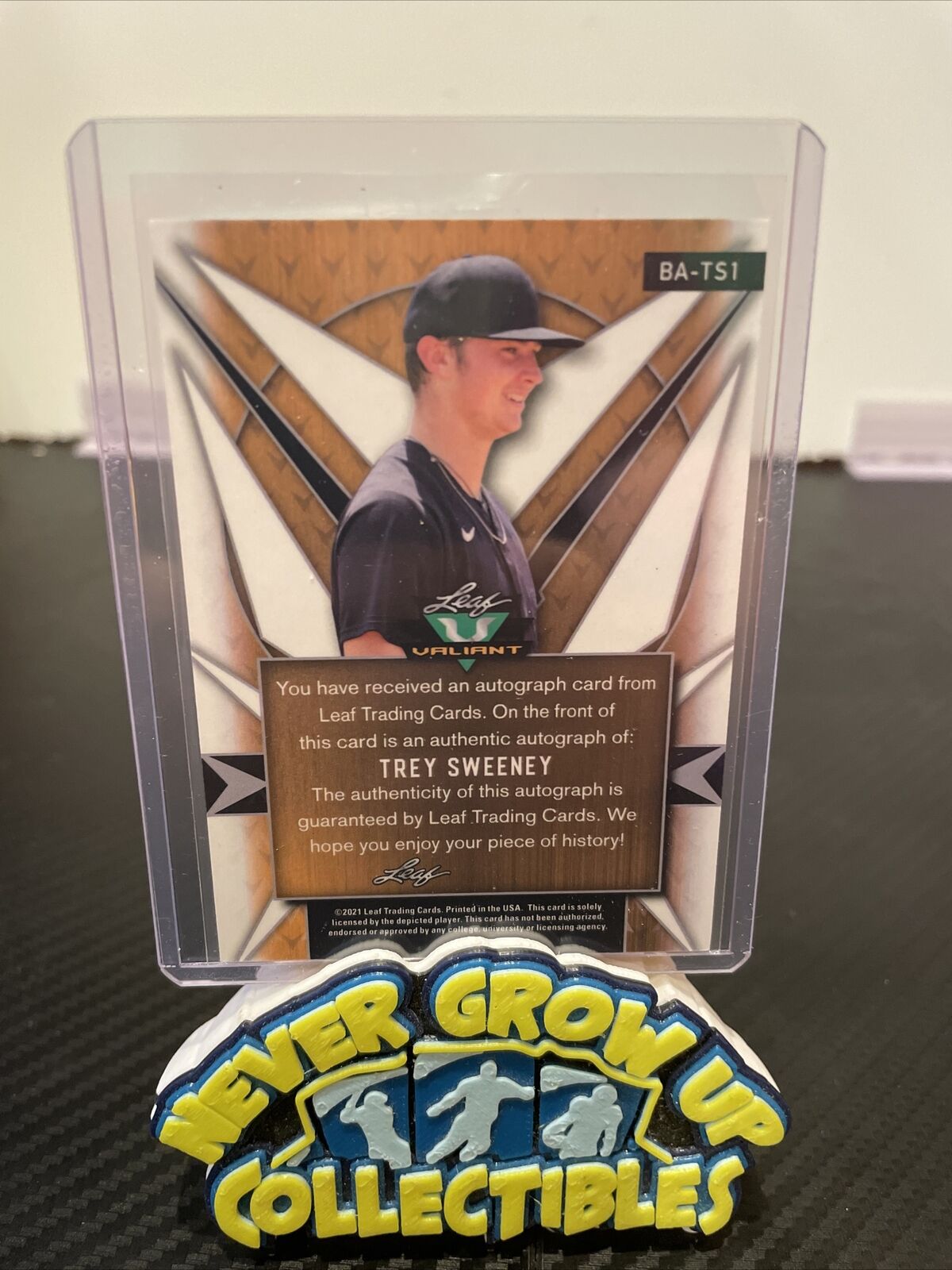 2021 Leaf Valiant Trey Sweeney #BA-TS1 Auto